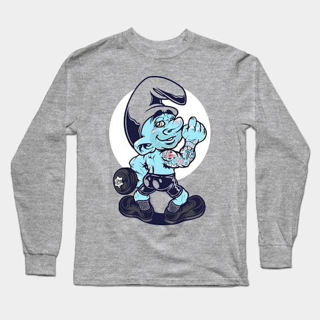 Tuff Toons - Masc 4 Masc Long Sleeve T-Shirt by GillesBone